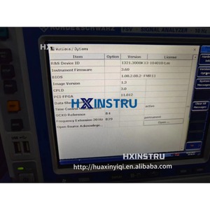 R & S Rohde & Schwarz เครื่องวิเคราะห์คลื่น FSV13 13.6GHz ใช้ HX - Product Image 2