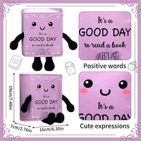 Poupée en peluche personnalisée en gros pour femmes, cadeaux pour lectrices, bibliophiles, professeurs, bibliothécaires, pour bibliothèque, bureau, chambre, étagère à livres