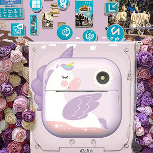 Cámara Instantánea Mini Instax para Niños, Sensor CCD, Regalos de Navidad y Cumpleaños, Juguete para Niños y Niñas, Dinosaurio, Grabación de <span class=keywords><strong>Video</strong></span>, Impresora Digital para Selfies - Product Image 3