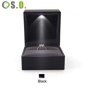 Ready to Ship Wholesale Custom Jewellery Packing Pendant Ring <b>Earring</b> Led Jewellery <b>Box</b> - Product Image 1