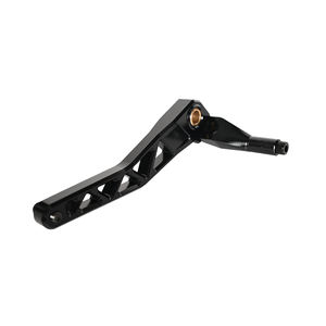 Levier de frein en alliage style MX Custom World Motorcycle, commande centrale noire pour Softail <span class=keywords><strong>Lowrider</strong></span>/<span class=keywords><strong>Lowrider</strong></span> S Street Bob et tous les modèles - Product Image 3