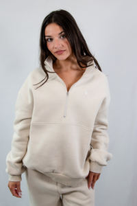 Tuta in pile reversibile da donna estiva personalizzata di alta qualità con set taglie forti asciugatura rapida e mezza cerniera - Product Image 6