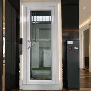 Zowee 700 мм 800 мм алюминиевая полуавтоматическая модель поворотной двери лифта S003 3-летняя гарантия для бюджетных подъемных систем виллы - Product Image 4