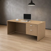 Bureau individuel moderne - Table de réception en mélamine pour école, hôtel, hôpital, mobilier commercial, vente chaude