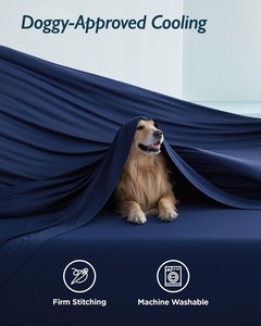 Oeko-tex thoáng khí mềm sang trọng khách sạn Tấm dệt phong cách hiện đại đôi Nữ Hoàng Vua làm mát Tấm Ga Trải Giường thiết lập 4 miếng Nylon + Spandex - Product Image 6