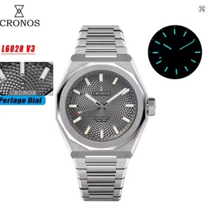 Cronos Luxury Men <b>Watch</b> Stainless Steel 39mm <b>Automatic</b> PT5004 Scale Pattern Sapphire 10ATM See-through Back L6028 - Product Image 2