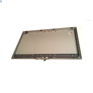 Puerta de Fibra de Vidrio Reforzada con Poliéster Nsydphd105p con Manija, Cerrable, Gris X 500 mm 1093 mm, Serie Panelset - Product Image 1