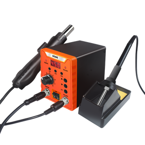 Паяльная станция для ремонта сварочной 8586, паяльная станция 2-в-1, паяльник с паяльником и пистолетом горячего воздуха - Product Image 3