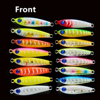 Señuelo de Pesca MISTER JIGGING, Señuelo Metálico para Pesca, Fabricación de Señuelos de Plomo 3D para Pesca Costera, Jigs Lentos Cromados, Jig Metálico Lento de 40g