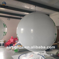 6.5ft ballons gonflables promotionnels prix usine ballon gonflable d'hélium en PVC avec impression de lettres