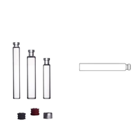 Flacon en verre borosilicate moyen de 3 ml pour injection avec bouchon en caoutchouc et fonction de stérilisation par sérigraphie, utilisation en laboratoire