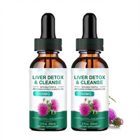 Ausreson OEM Marque privée Nettoyage de l'intestin et du côlon Détox Goutte liquide Produit amincissant Supplément Detox Gouttes diététiques