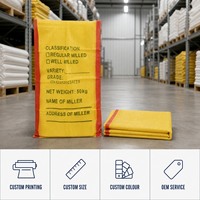 Sac en PP tissé personnalisé OEM de 50 kg pour l'emballage de riz, farine, engrais agricoles et aliments pour animaux - Vente en gros directe usine