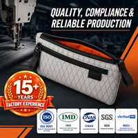 Dompet X-PAC Berkualitas Tinggi Tahan Air Bahan Nilon Unisex Tas Tangan Minimalis Motif Huruf Multifungsi Penyimpanan Peralatan Ber-resleting