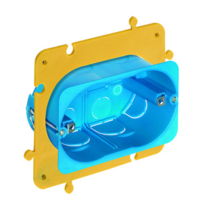 Scatola da incasso per cartongesso a 3 slot 114x71x46 mm - Product Image 3