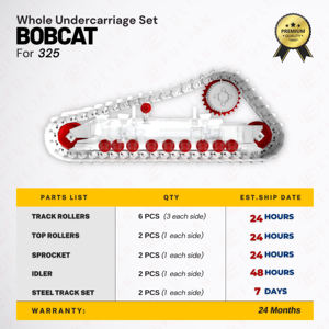<span class=keywords><strong>325</strong></span> X325 Suku Cadang Undercarriage Roda Penggerak Depan untuk <span class=keywords><strong>Bobcat</strong></span> Mini Excavator Digger - Product Image 2