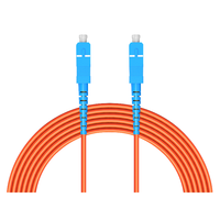 Cordon de brassage fibre optique FTTH multimode simplex LC/SC/FC/ST APC UPC à prix d'usine avec longueur personnalisée