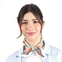 Écharpe carrée imprimée St. Tropez pour femmes, bandana en coton d'été