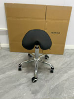 Chaise de selle médicale, tabouret réglable pivotant, chaise de formation pour laboratoire dentaire, pour hôpital et usage de bureau
