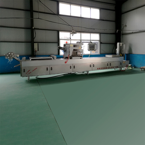 Macchina confezionatrice sottovuoto multifunzione automatica per alimenti di mare e carne congelata termoformatura pellicola e sacchetto per pesce e carne - Product Image 6