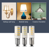 Ampoule LED à trois couleurs réglables de pointe avec options 3W/5W/9W, en matériau PC, pour usage bureautique, compatibilité culot E12/E14