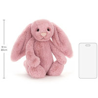 Jelly moyen lapin peluche Animal timide tulipe rose lapin jouets en peluche mignon lapin en peluche poupées parfait pour cadeau d'anniversaire