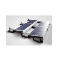 Système de montage solaire gonflable lesté pour toit plat, haute qualité, résistant aux vents de 60 m/s et aux charges de neige de 3 KN/m², taille personnalisée
