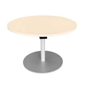 Tavolo Conferenza Altezza Variabile, acero, 100 cm di diametro - Product Image 2