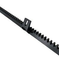 Certification CE, fabrication directe en usine, rail de porte coulissante standard en nylon noir de 4 m