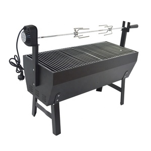 Macchine di pollo Girarrosto Barbecue Griglie Per Barbecue Motore Elettronico Cipro Spiedo Carne di Pollo Girarrosto Barbecue Grill