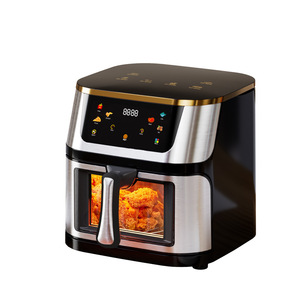 Freidora de Aire de Acero Inoxidable de 12L, Horno Eléctrico de Alta Potencia de 1400W con Pantalla Táctil a Color y 210 ° Asado a Alta Temperatura - Product Image 1
