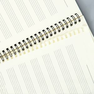 Cahier de partitions professionnel à espaces larges pour musiciens, livre de pratique musicale pour les élèves de piano et les débutants - Product Image 4
