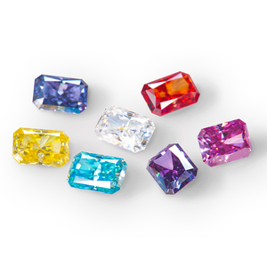 Xingyue nhà máy moissanite đá 1Carat rạng rỡ cắt Hồng Garnet màu xanh lá cây màu moissanite kim cương bán buôn - Product Image 2