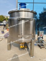 VBJX, cuve de mélange industrielle pour soude caustique, produits chimiques, cosmétiques, savon, petit émulsifiant sous vide, homogénéisateur, mélangeur pour la fabrication de mayonnaise