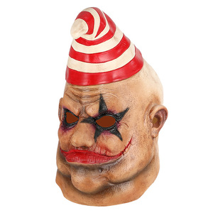 Horrible Full Head Face Mask Party Horror Terror Head <span class=keywords><strong>Carrion</strong></span> Headgear Grimace Mask Zombie Burnt Face Ugly Repugnante Mask - Product Image 1