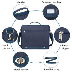 BSCI Factory OEM <b>Messenger</b> <b>Bag</b> for <b>Men</b> Water Resistant Crossbody College Satchel <b>Bags</b> - Product Image 5