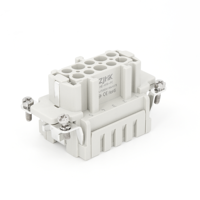 HE-010 borne à sertir 10 broches 16A à usage intensif 10 broches 16A connecteur à sertir Inserts standard électroniques