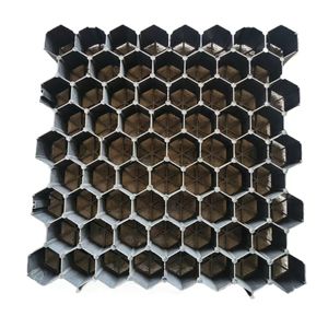 Tapis d'herbe équestre en <span class=keywords><strong>plastique</strong></span> pour enclos de chevaux <span class=keywords><strong>Dalle</strong></span> de gravier Stabilisateur de sol Contrôle de la boue Grilles de sol Géogrille Terrassement - Product Image 5