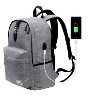 Sac à dos antivol professionnel durable pour ordinateur portable avec port de chargement USB et résistant à l'eau, idéal pour l'université et l'école, pour hommes