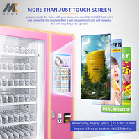 Distributeur automatique de lentilles de contact cosmétiques multi-protectrices MAKMIK Entertainment, construction en acier, capacité 600-800, basé sur le cloud
