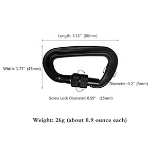 Vente chaude Personnalisé Noir Métal 12KN Serrure En Aluminium Haute Qualité Clip À Ressort Crochet Chien chat Imprimer - Product Image 3