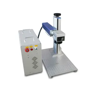 60W MOPA Fiber Laser Marking Machine JPT Laser Source 300*300mm Working Size Sino Glavo Scan Head Promotion New Year