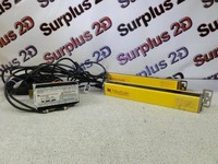 PLC STi LCC-DN-DC1 Light Curtain Controller w/ MS4412R &amp; MS4412X MiniSafe 12'' Warranty Product