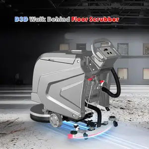 Wholesale D3D Commercial Electric Battery Powered Self Propelled Walk Behind Floor Scrubber Dryer Machine