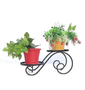 Новое поступление металлический цветочный горшок с подставкой для домашнего ресторана и сада, доступно по экспортной цене
