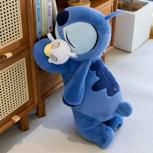 Peluches Stitch en forme de canard de dessin animé, mignonnes poupées oreillers Stitch, cadeau de Saint-Valentin, vente en gros - Product Image 4
