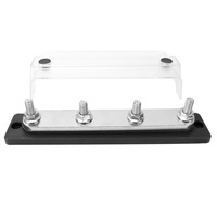 Barre omnibus étanche 48VDC 300A avec bornes M8 en cuivre et nylon, bloc de distribution d'énergie pour applications automobiles, VR, marine, bateaux et systèmes solaires