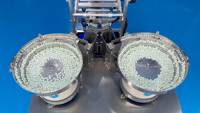 Machine de comptage et d'emballage automatique de bonbons compressés à la menthe avec 2 cuvettes vibrantes