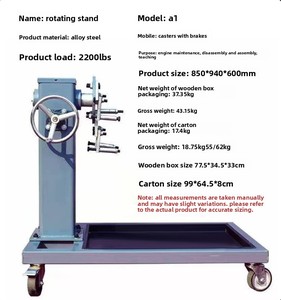 พลิกคว่ำยืนสำหรับการบำรุงรักษาเครื่องยนต์รถยนต์ - Product Image 5