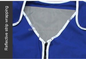 冰反光ANSI 2级防水棉冷却背心银色装饰拉链封口20冰袋定制标志男女通用 - Product Image 4